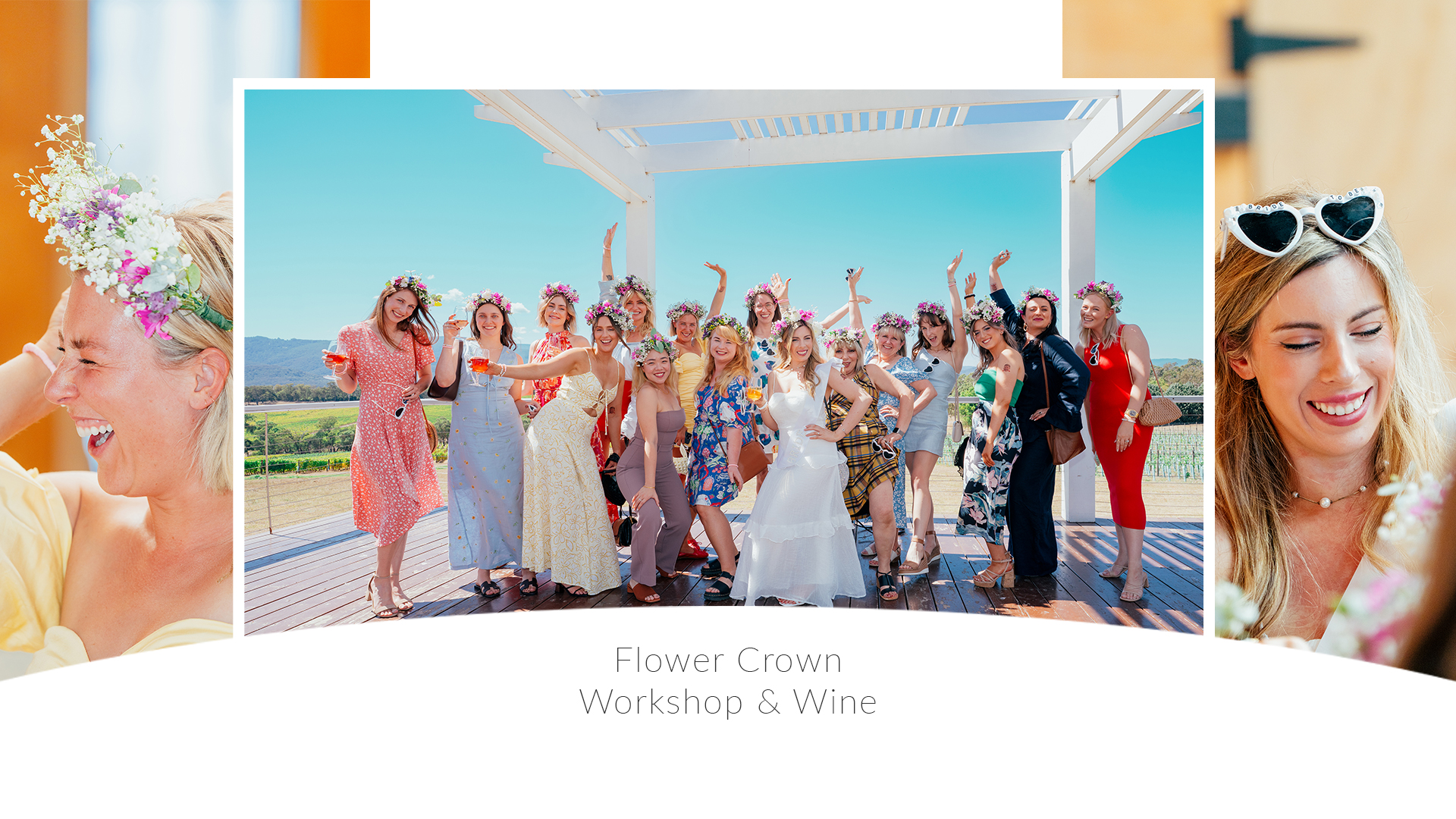 Hens Flower Crown Workshop with Wine Tasting Tours Hens Flower Crown Workshop with Wine Tasting Tours